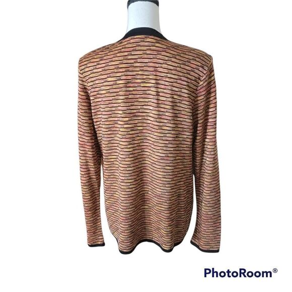 Misook Long Sleeved Cardigan with 1 Button Closure. Size PM. - Picture 4 of 6